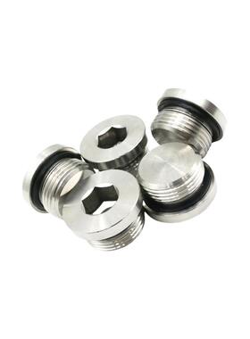 M3M4M5外六角密封塞开槽微金属螺纹塞外螺纹塞垫圈M-5P 4P