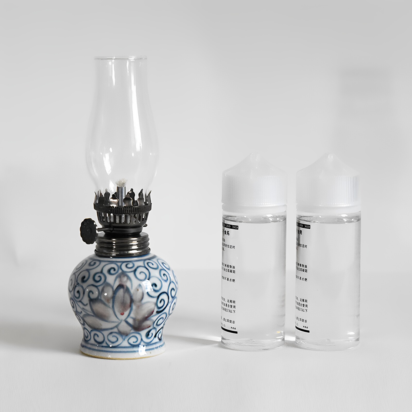 酥油灯民窑手绘青花复古氛围灯