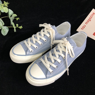 女时尚 1970s天空蓝低帮帆布鞋 潮流板鞋 学生韩版 经典 百搭休闲鞋 款