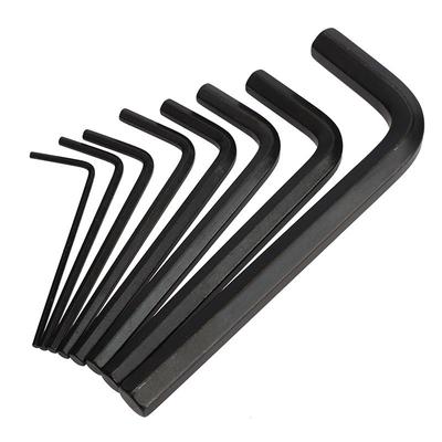 黑色/镀镍内六角扳手六角匙L型扳手M1.5/2/3/4/5/6/8/10/12/14/HH