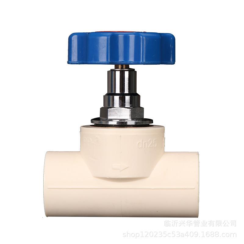厂家PB截止阀PB蓝色蓝轮升降式截止阀 PB暖气阀门配件管件