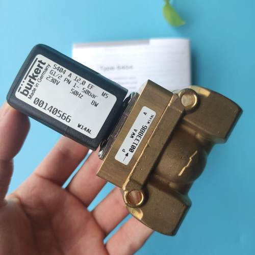 burkert5404电磁阀 蒸汽热油 1-50bar 00140564 00140566宝德