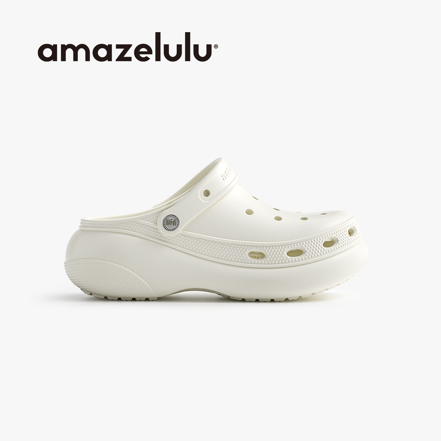 amazelulu厚底踩屎感洞洞鞋女款2026超火eva防滑防臭旅游户外沙滩