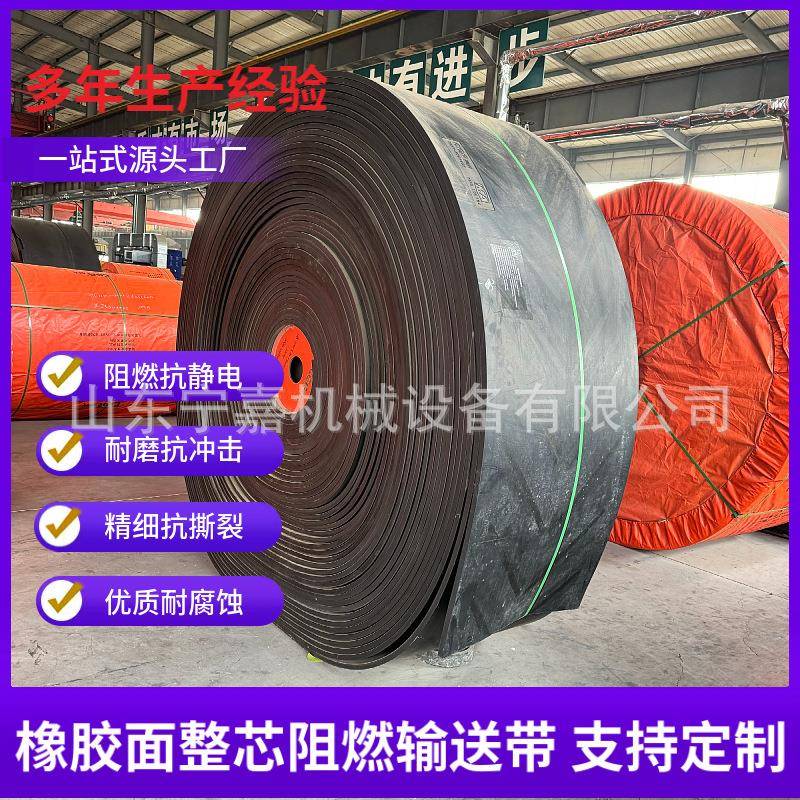 六级1000mm带宽阻燃PVG阻燃皮带PVG800S-1000mm整芯阻燃输送带