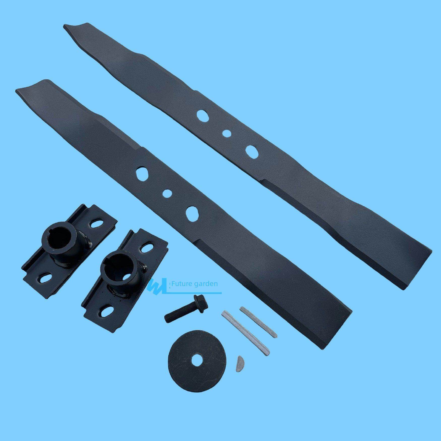 割草机刀片手推割草机割草机直刀马赤宝斜孔刀座螺丝螺栓垫片