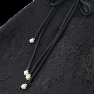 新中式国风秋冬新款加绒加厚显瘦半身裙侧开叉流苏高腰百搭裙子女