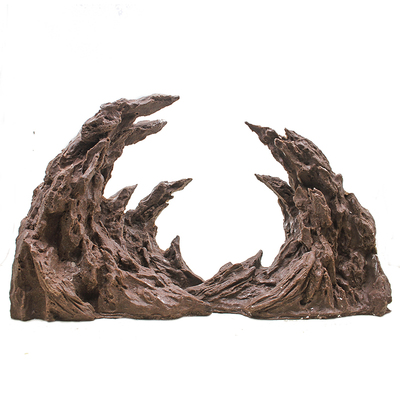 鱼缸石头造景石真松皮石空灵山谷青龙石大峡谷山峰成品骨架套餐