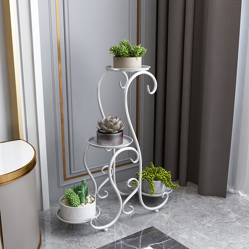 铁艺多层花架子室内客厅阳台落地式家用简约花盆架绿萝多肉置物架,住宅家具,花架/花几,淘宝优惠券,粉丝福利购,淘宝优惠卷