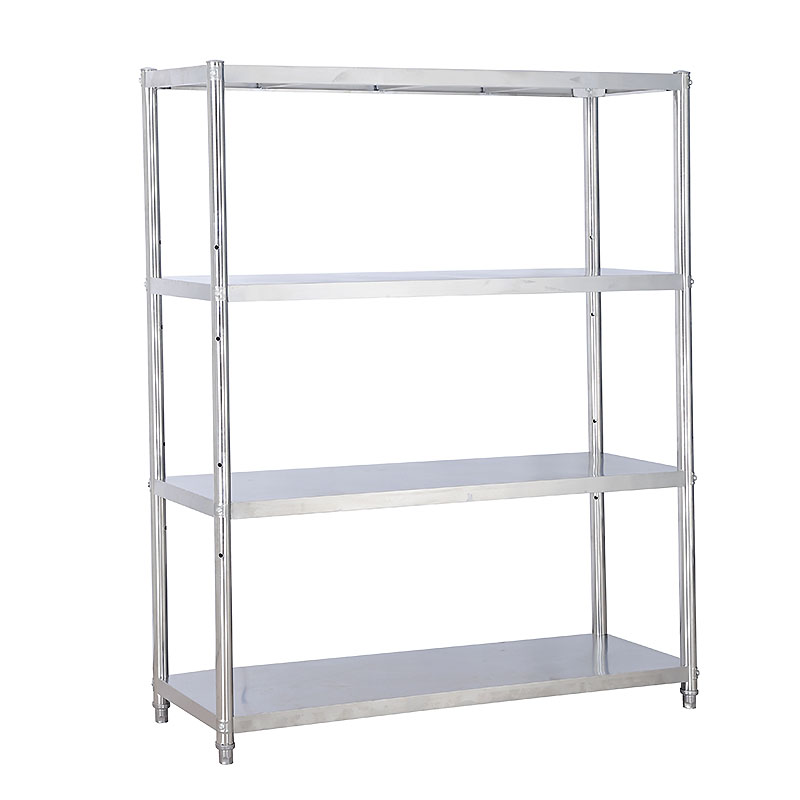 置物架货架四层厨房收纳5层架落地式放锅架子多层加厚不锈钢储物4