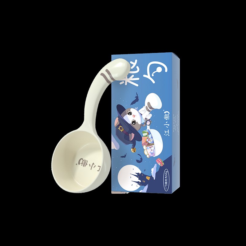 江小傲猫粮勺子计量猫尾猫粮勺猫量勺饮食用品宠物粮勺喂食器