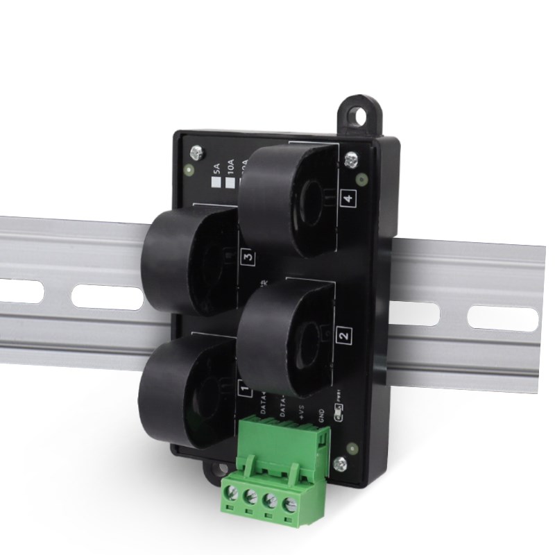 交流电量电流采集模块AC0-50A转485通讯型电流互感传感器闭合穿孔