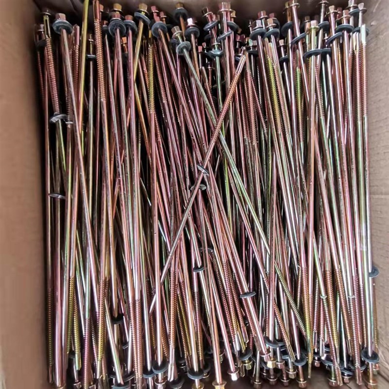 外六角钻尾自攻螺丝钉法兰自钻镀锌彩钢瓦钉子套头燕尾钻尾丝螺钉