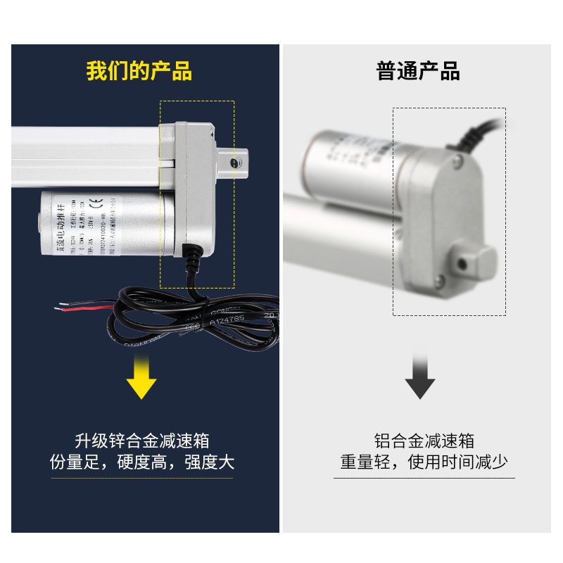 电动推杆新款2000N大推力低噪伸缩杆升降器密室逃脱直流螺旋电机,电子元器件市场,直线电机/电动推杆/螺旋升降机,淘宝优惠券,粉丝福利购,淘宝优惠卷