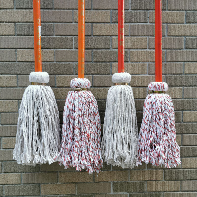 家用拖把木柄吸水棉线地拖布学校工厂车间宿舍拖地挤水免手洗拖把