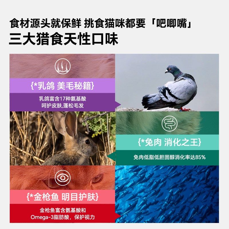 宠胖子猫粮全价主食罐头小鸟胃份量真肉罐成幼猫补水湿粮营养餐包