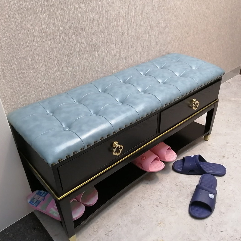 新中式换鞋凳式鞋柜实木收纳凳家用多功能储物凳轻奢穿鞋凳子门口,住宅家具,换鞋凳,淘宝优惠券,粉丝福利购,淘宝优惠卷