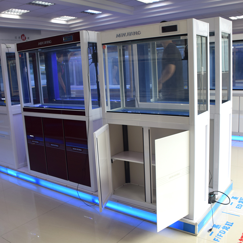 闽江鱼缸水族箱中型客厅玻璃大型金鱼缸小型家用生态免换水上过滤