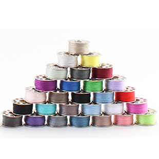 家用缝纫机专用线涤纶线金属铁梭芯锁芯线芯彩色缝纫线底线梭面线
