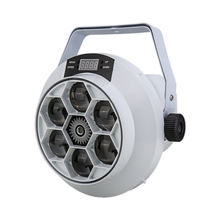 KTV闪光灯吸顶嵌入式舞台灯光六颗蜂眼激光灯歌厅酒吧旋转七彩灯