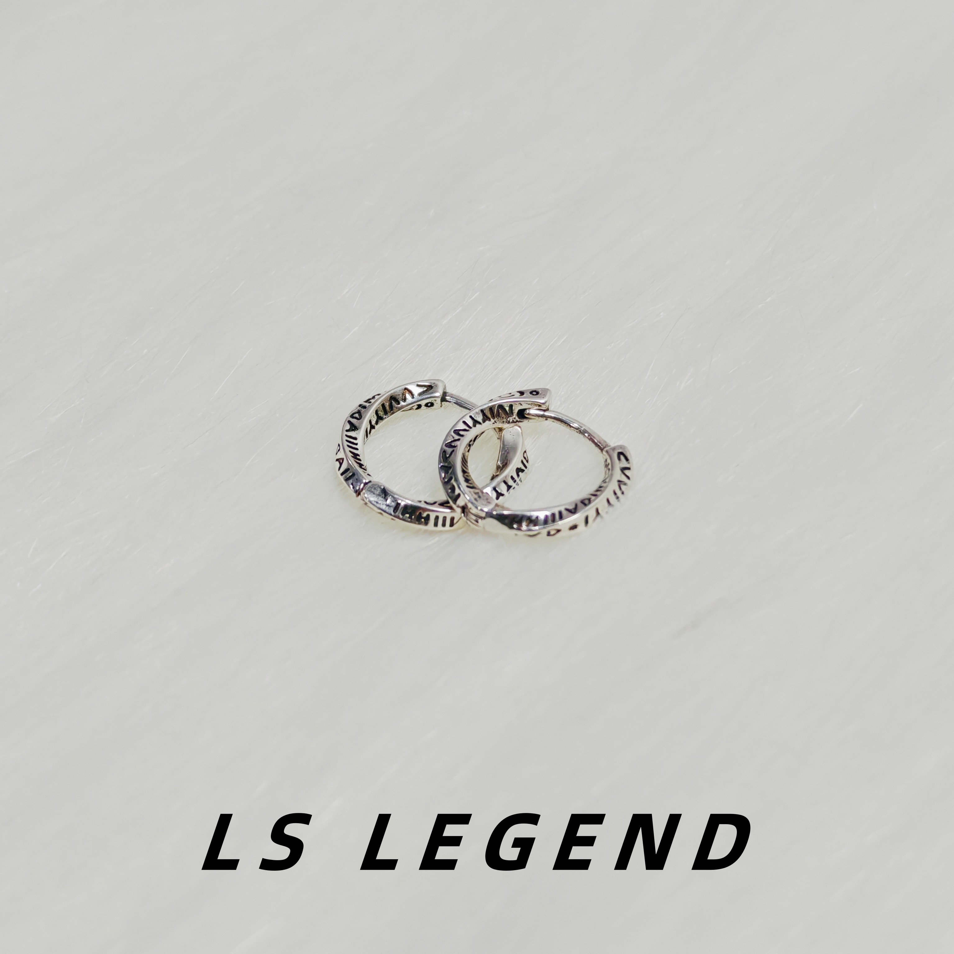 复古莫比乌斯环耳饰男女银针潮流