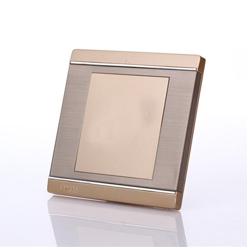 86型通用暗盒明装 盖板 填空板 M8不锈钢香槟金拉丝 X空白面板挡