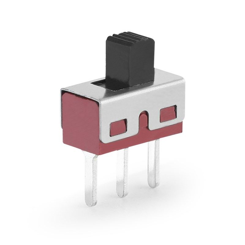 拨动开关SS-12F44 SS12D10二档立式1P2T SS-12F23滑动开关 柄5MM