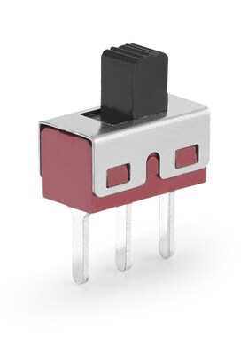 拨动开关SS-12F44 SS12D10二档立式1P2T SS-12F23滑动开关 柄5MM