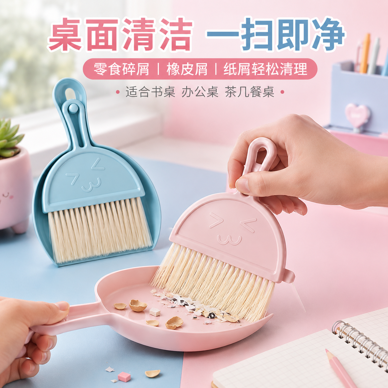 扫把组合迷你小扫把套装软毛毛刷