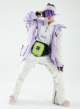 VECTOR单板滑雪服套装男女反光潮流保暖防风防水透气滑雪衣雪裤