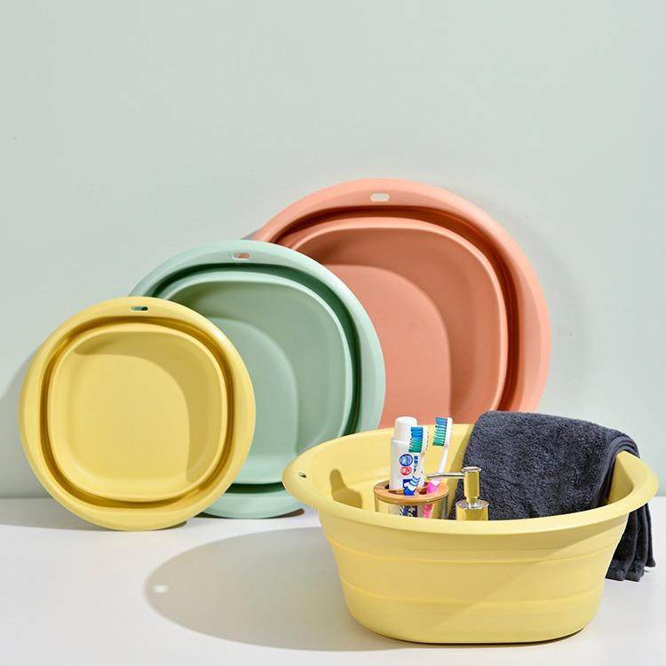 伸缩可折叠脸盆便携式压缩盆洗脸盘硅胶旅行超轻家用水盆,家庭/个人清洁工具,脸盆,淘宝优惠券,粉丝福利购,淘宝优惠卷