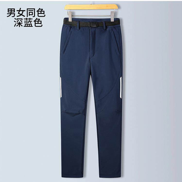 秋冬冲锋裤男防风防水登山裤 户外滑雪裤女款加绒三门县厂家