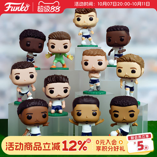 Funko足球英格兰法国国家队手办