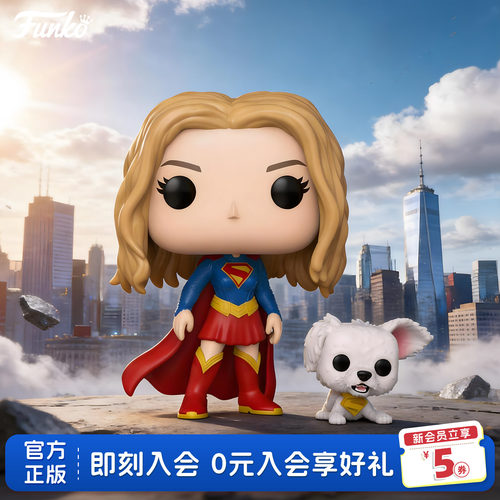 FunkoDC女超人和小氪周边手办
