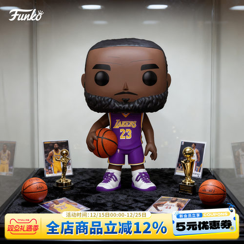 NBA湖人队勒布朗詹姆斯10寸手办