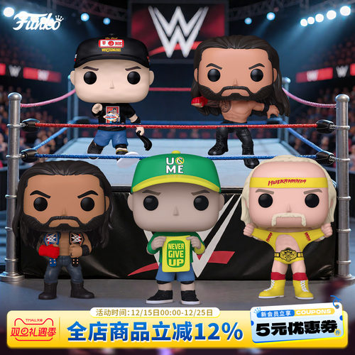 WWE罗曼·雷恩斯双冠王版手办