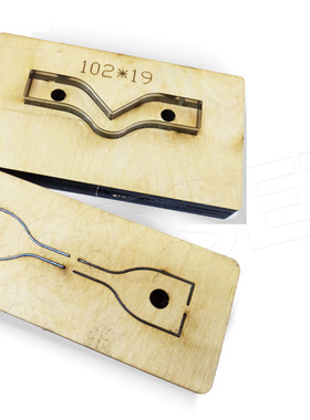 广东皮革橡胶织物试验裁样刀哑铃型拉力机试验刀模可定制