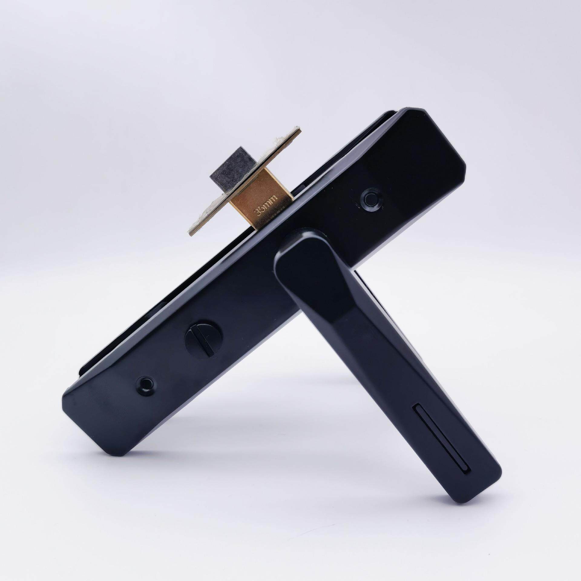 卫生间门锁 黑色卫生间门执手锁 新款简约卫浴锁