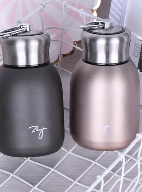 大肚杯保温杯男女士不锈钢水杯便携学生小胖丁提环保温杯迷你水杯