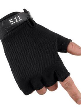 511半指狼头手套户外健身骑行战术运动防护防滑防晒透气耐磨登山