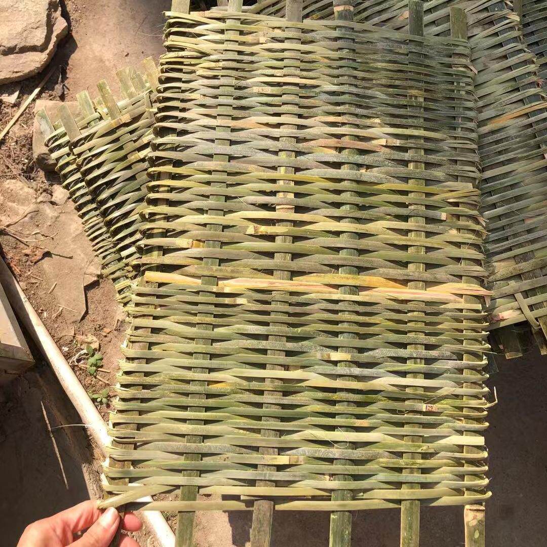 50*30竹编豆腐板手工编织寸油豆腐板头层竹青晾晒竹板