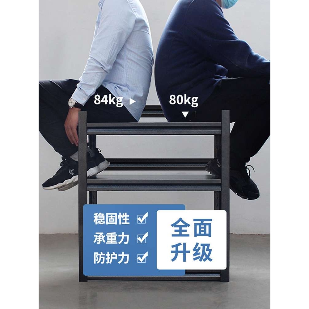 货架多层置物架落地阳台仓库储物架超强承重仓储角钢制收纳铁架子