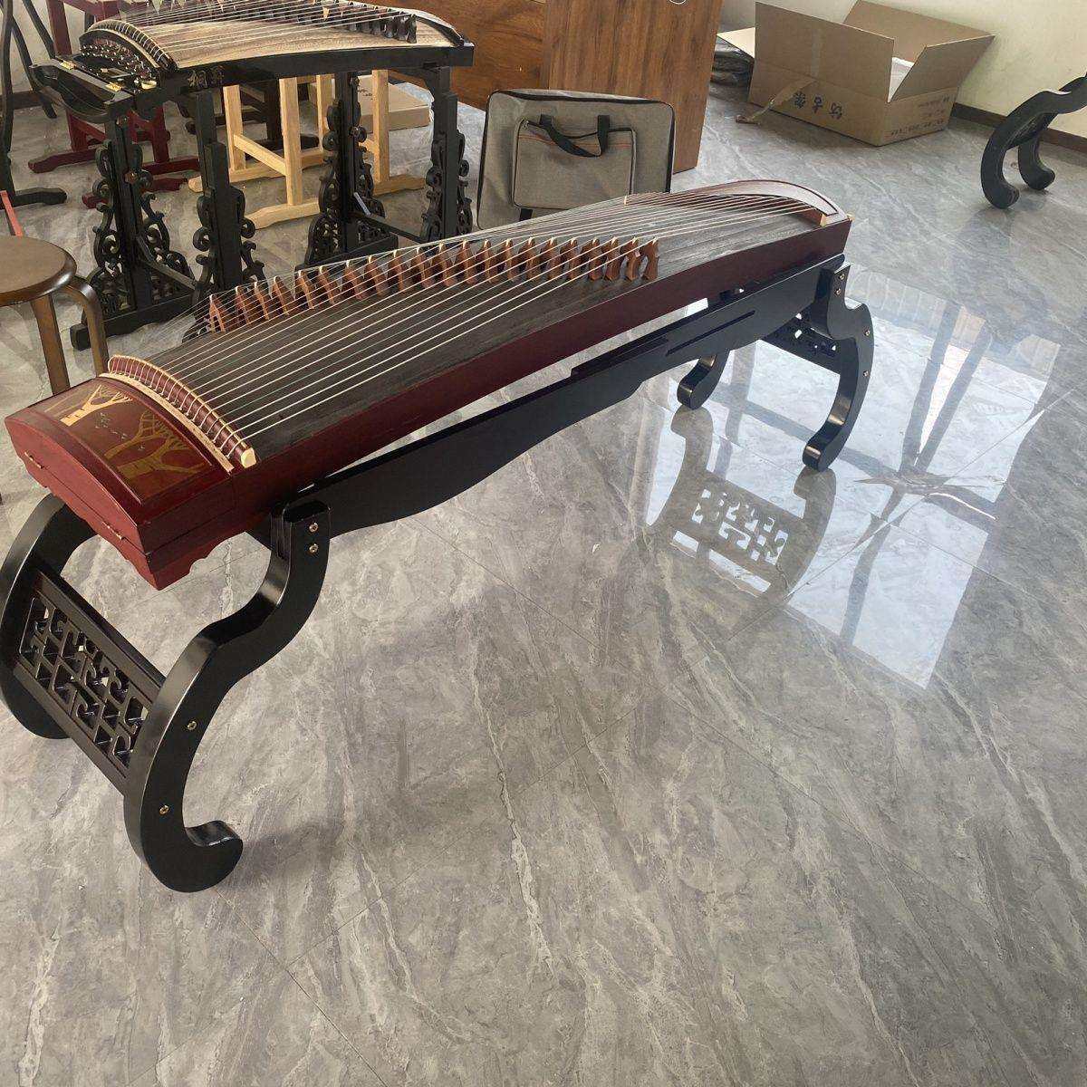 实木敦煌品质琴架古筝架子实木支架腿老虎架古筝支架实木古筝筝架