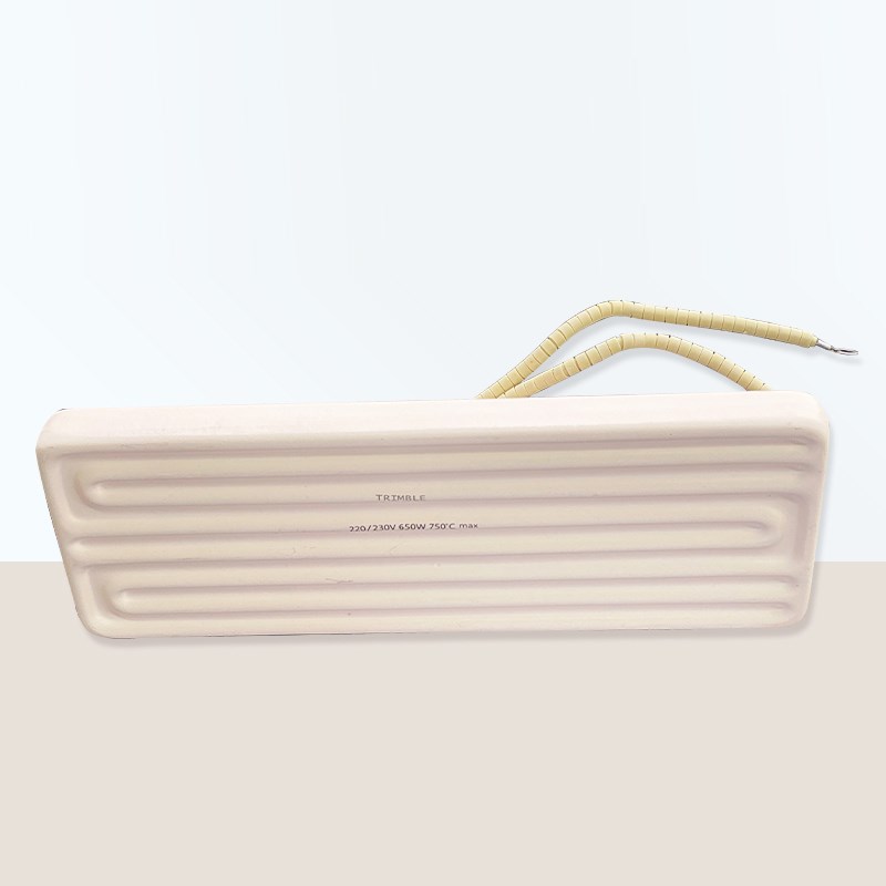 245*8c5mm白色真空加热板 可内置隔热棉 陶瓷发热板 陶瓷加热器