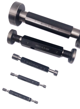 公制螺纹塞规通止规M18M19M20M21M22M23x2x1.5x1x0.75x0.5 6H牙规