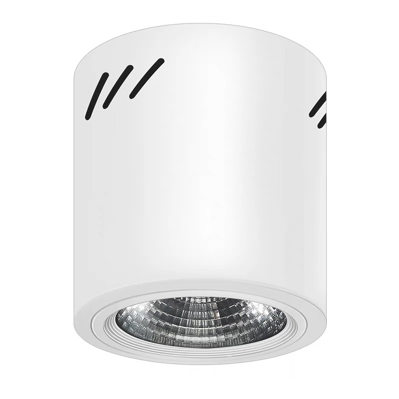 led明装筒灯4寸5寸6寸8寸cob射灯吸顶吊线圆形天花筒灯15W20W30W