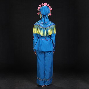 普机女兵衣 京剧戏曲古装演出服装花木兰穆桂英挂帅女兵武旦戏服