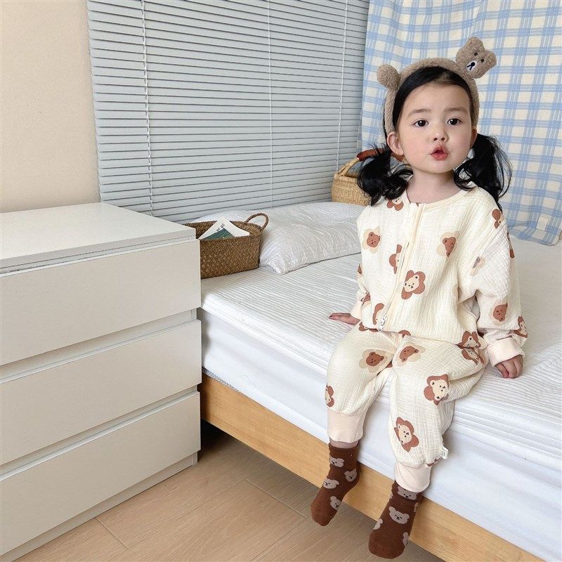 儿童睡袋春秋款纯棉纱布夏季薄款宝宝分腿防踢被空调房连体睡衣,婴童用品,睡袋/防踢被,淘宝优惠券,粉丝福利购,淘宝优惠卷