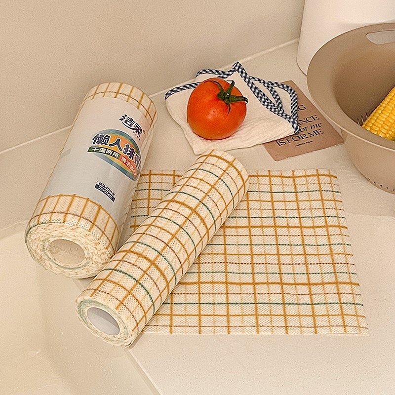 一次性抹布加厚不沾油懒人抹布无纺布干湿两用厨房清洁专用纸吸水,家庭/个人清洁工具,抹布,淘宝优惠券,粉丝福利购,淘宝优惠卷