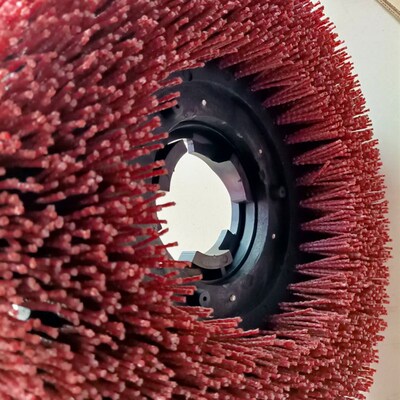 洁霸白云175154钢丝洗地刷17寸磨料丝混合钢丝刷洗地机仿古刷保洁