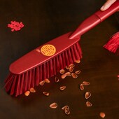 洁慕净囍庆扫床刷家用除尘软毛长柄大刷子扫床笤帚除尘刷扫尘刷子